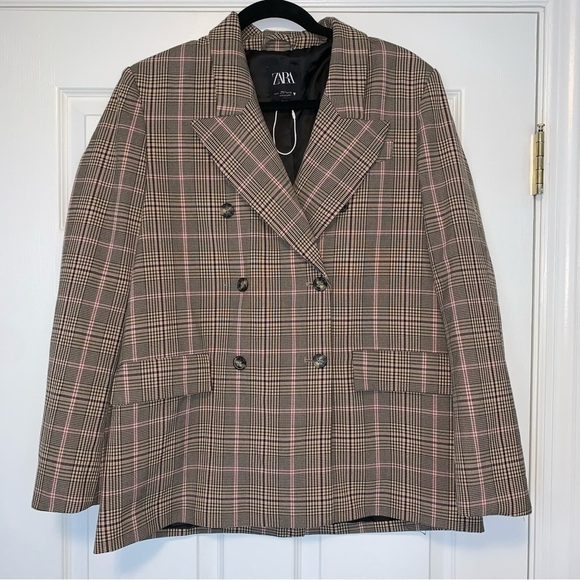 Zara Double Breasted Blazer - Picture 1 of 5